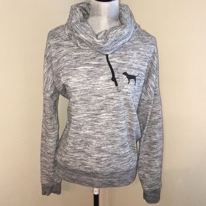 Victoria’s Secret PINK funnel neck pullover Sz L